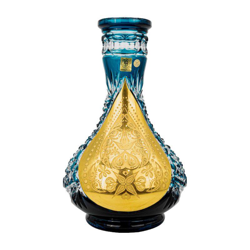 CAESAR CASHMERE TURQUOISE GOLD