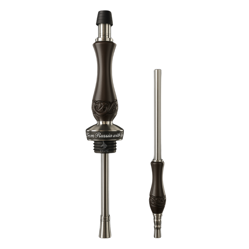 RF HOOKAH EBONY LEAF